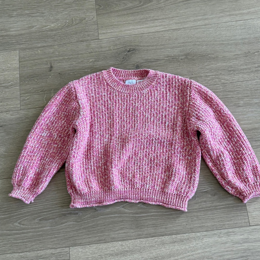 Girls Zara Pink Sweater